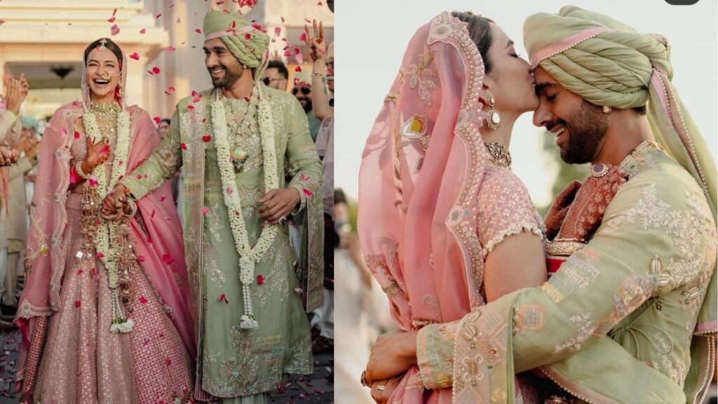 "Kriti Kharbanda and Pulkit Samrat's Dreamy Wedding Unveiled: A Pastel Love Affair in 2024!"