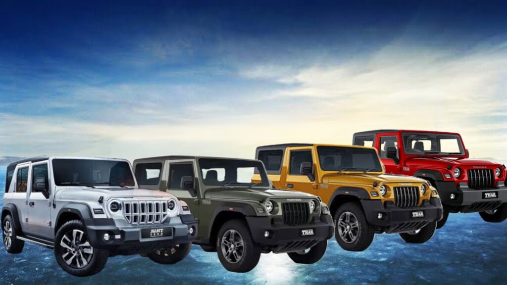 Exclusive launched in Thar Roxx 2024 : Mahindra Thar Roxx SUV launched in India Starting At ₹ 12.99 Lakh.THAR ROXX Colours options.